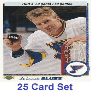 Brett Hull Hockey Card Collection